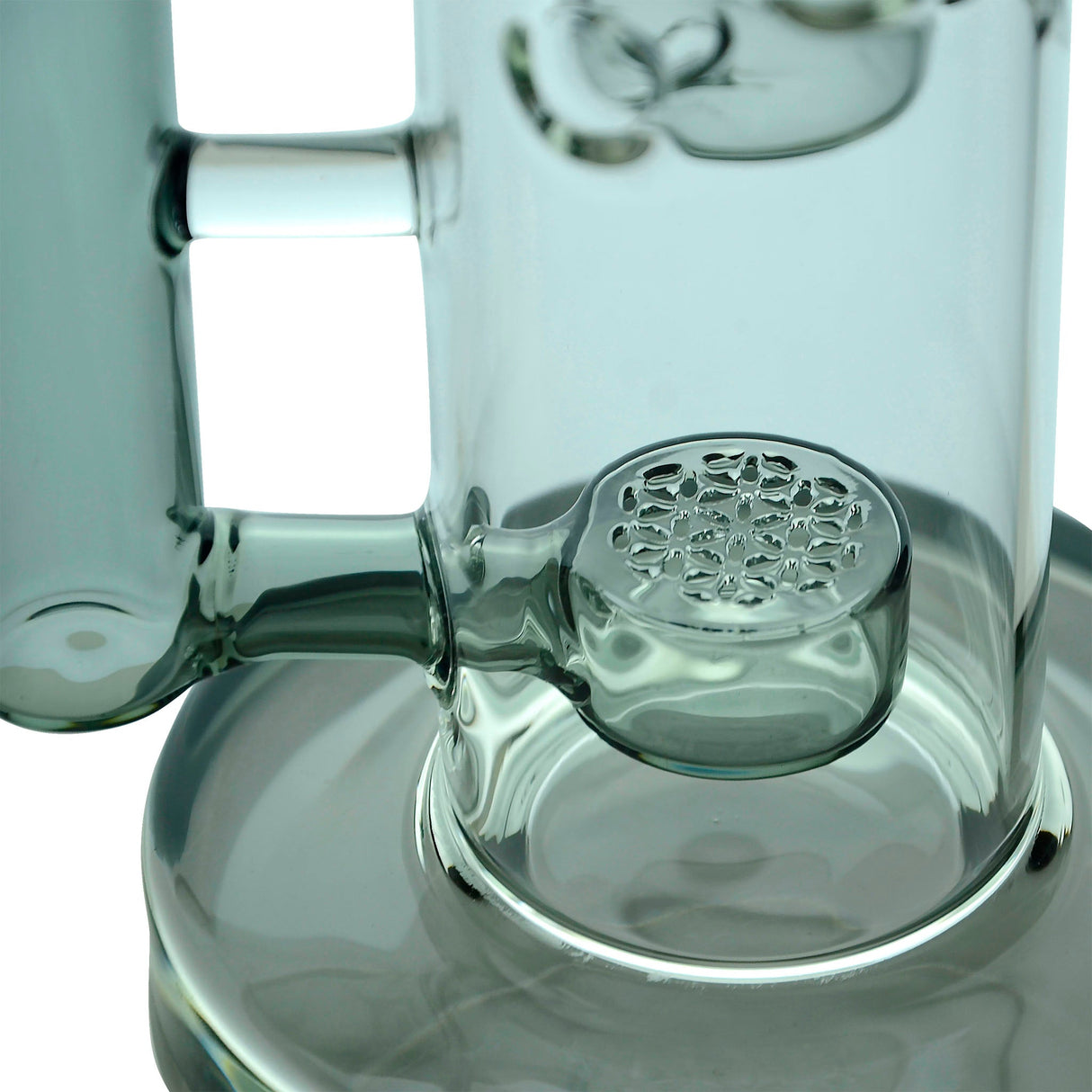 Calibear 11.8" Honeycomb Tower Flower Of Life Perc Bong