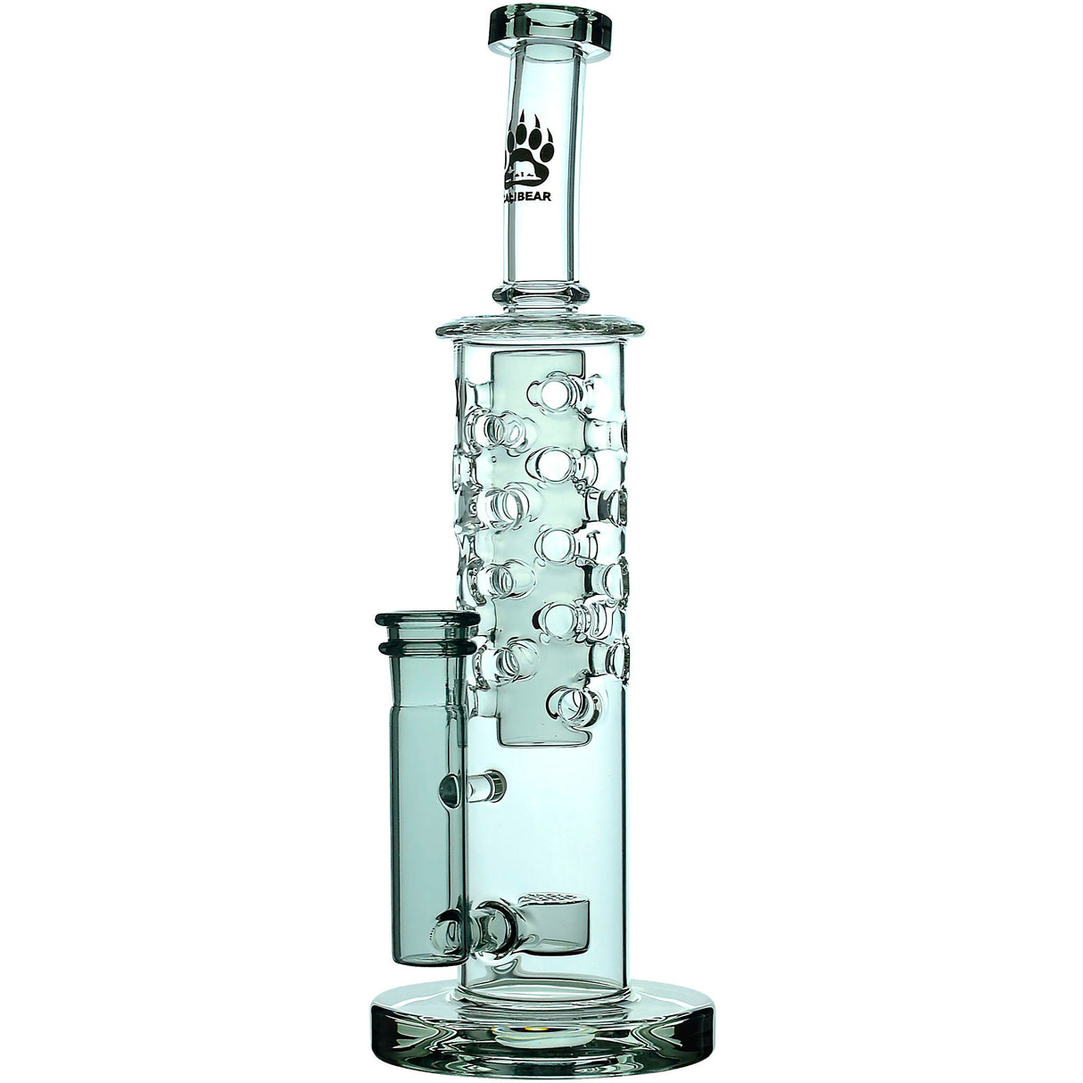 Calibear 11.8" Honeycomb Tower Flower Of Life Perc Bong