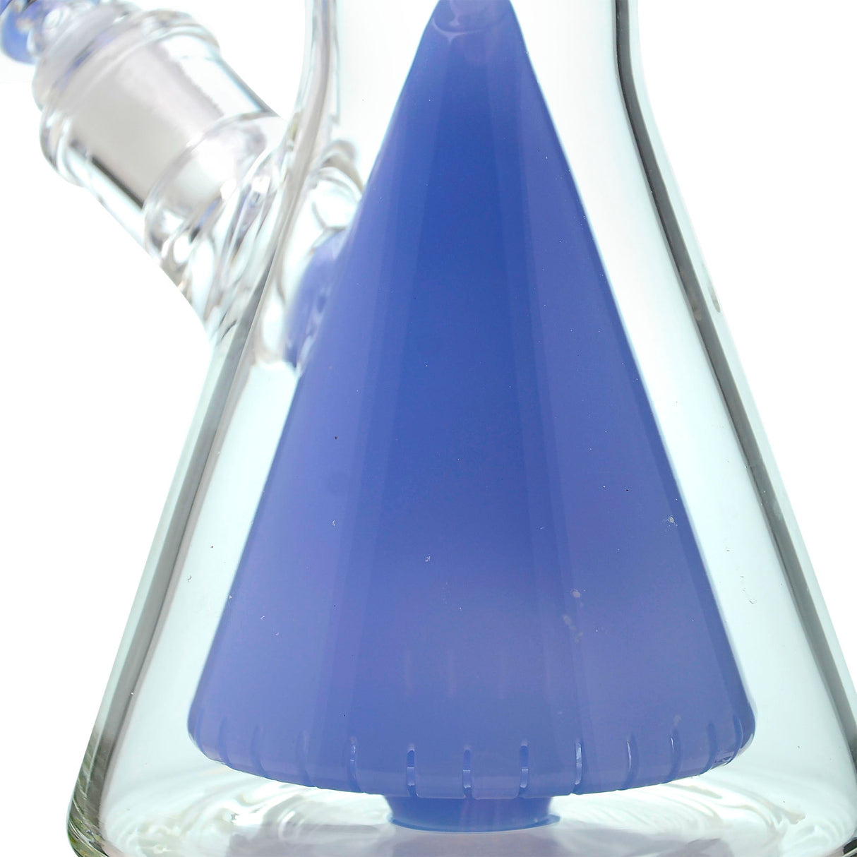 Calibear 16'' Slitted Pyramid To Seed Of Life Perc Beaker Bong