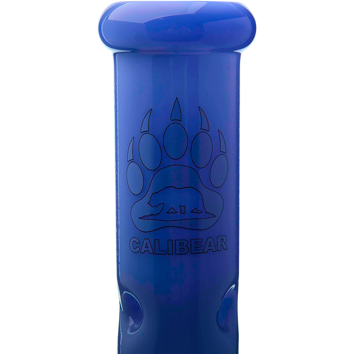 Calibear 16'' Slitted Pyramid To Seed Of Life Perc Beaker Bong