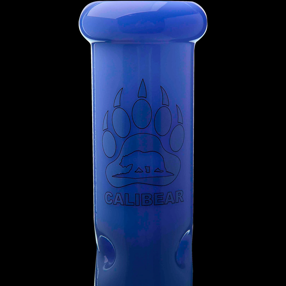 Calibear 16'' Slitted Pyramid To Seed Of Life Perc Beaker Bong