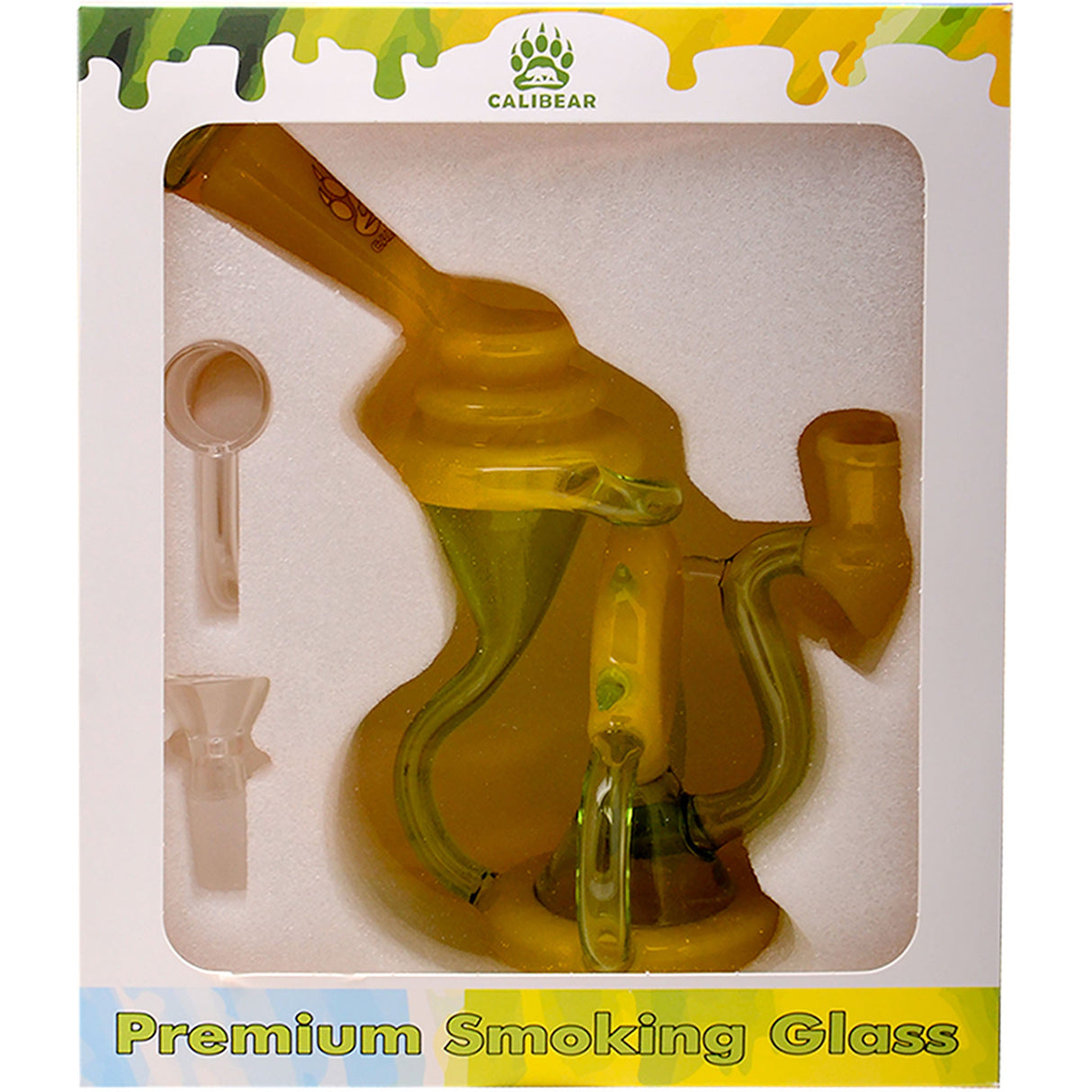 Calibear Vortex Spiked Recycler Dab Rig