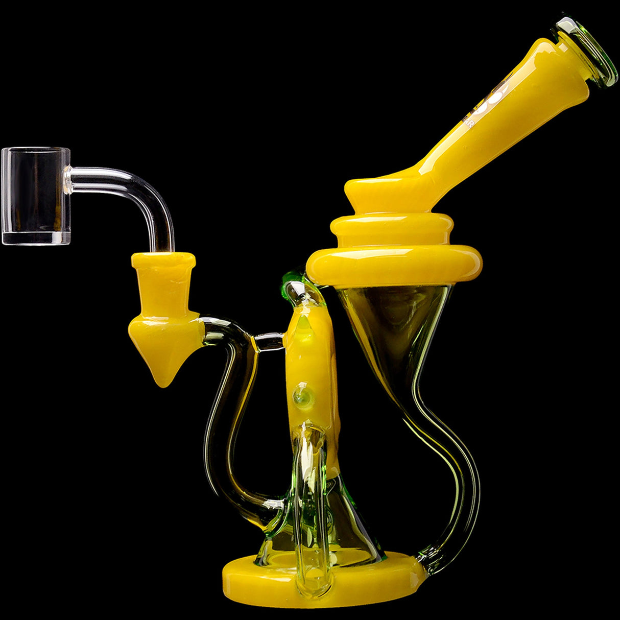 Calibear Vortex Spiked Recycler Dab Rig