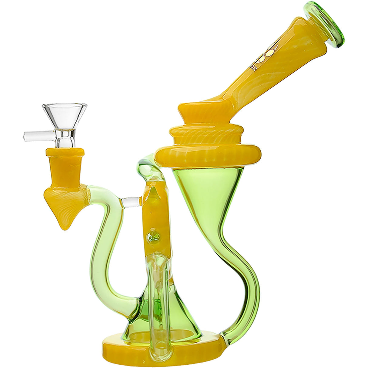 Calibear Vortex Spiked Recycler Dab Rig