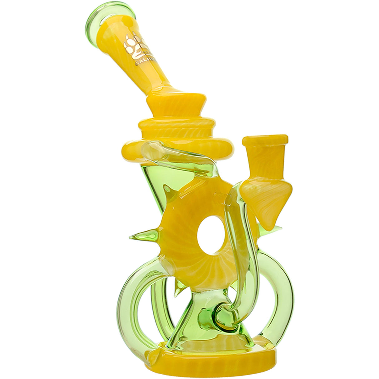 Calibear Vortex Spiked Recycler Dab Rig