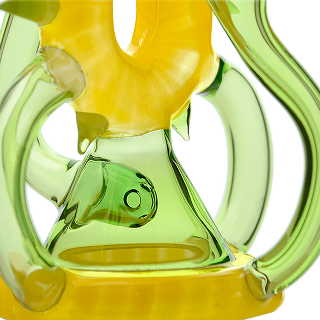 Calibear Vortex Spiked Recycler Dab Rig