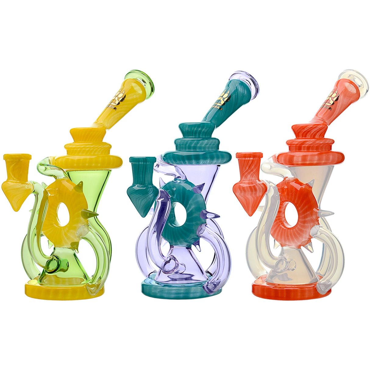 Calibear Vortex Spiked Recycler Dab Rig