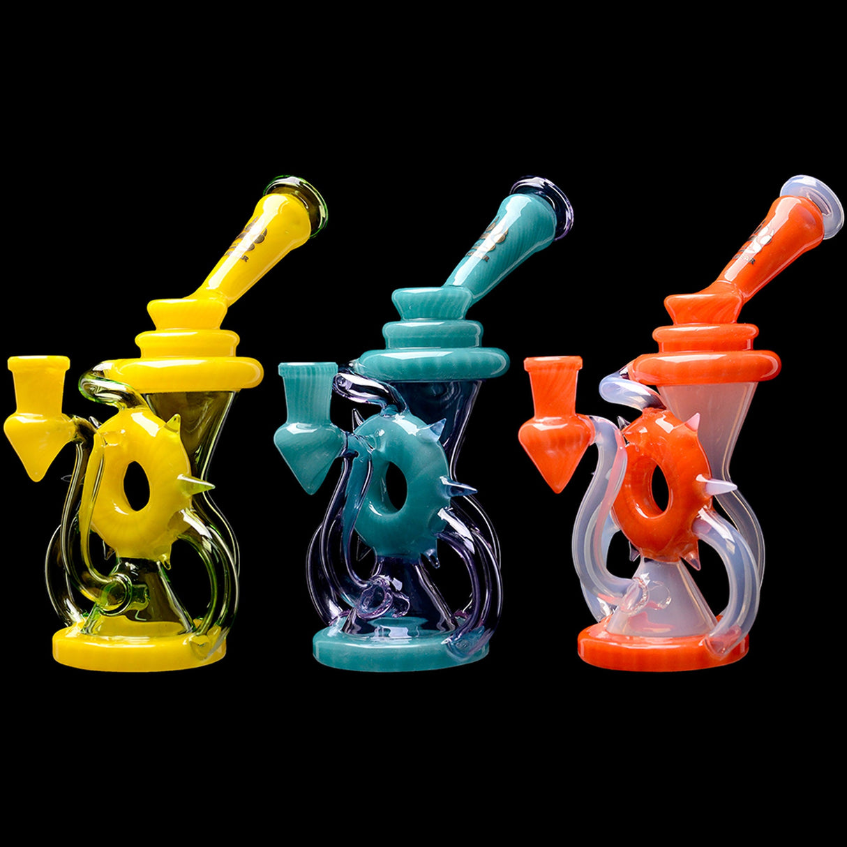 Calibear Vortex Spiked Recycler Dab Rig