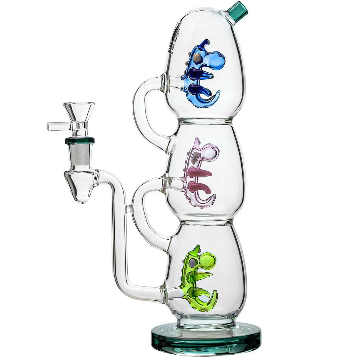 Calibear 11'' Triple Dino Tower Bong
