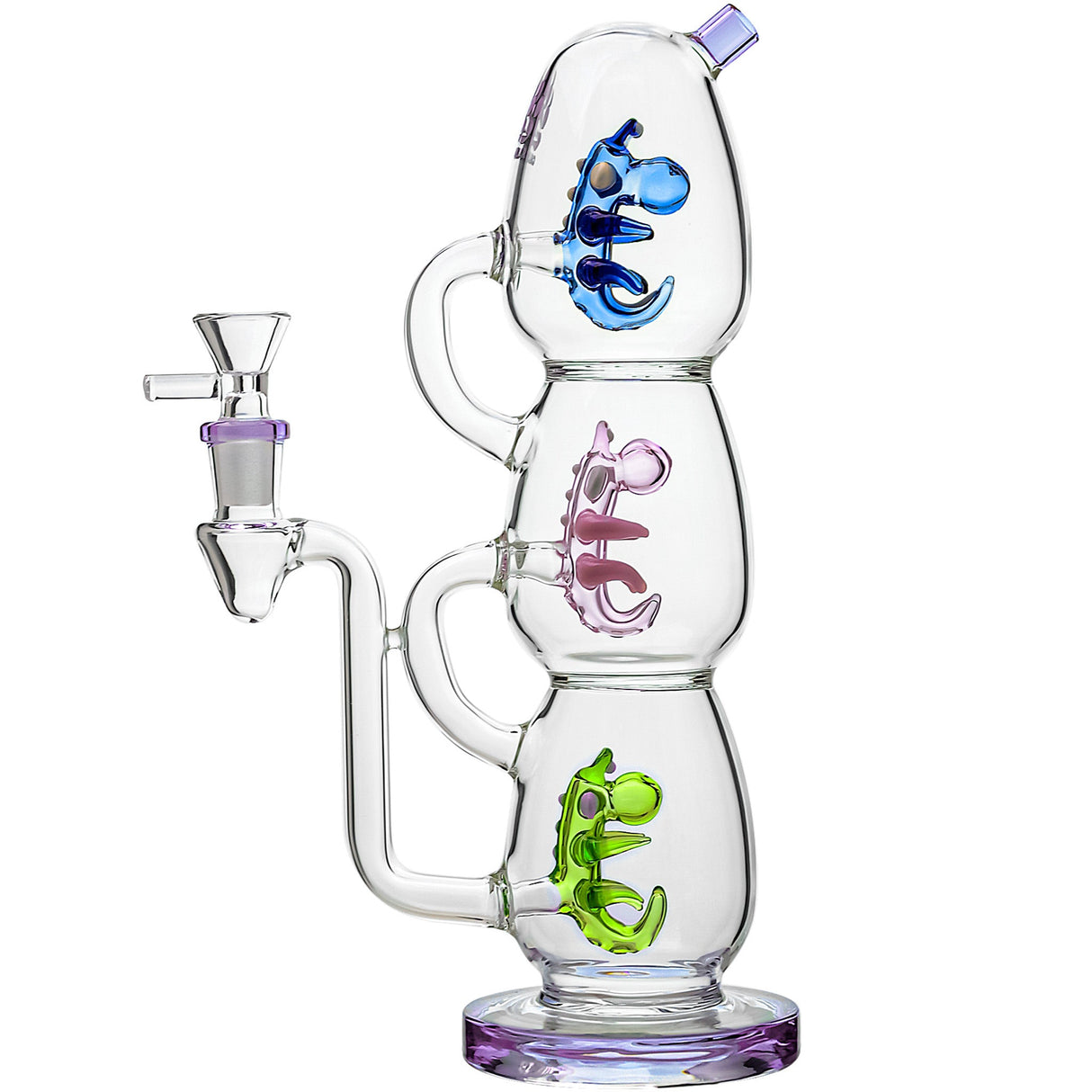 Calibear 11'' Triple Dino Tower Bong