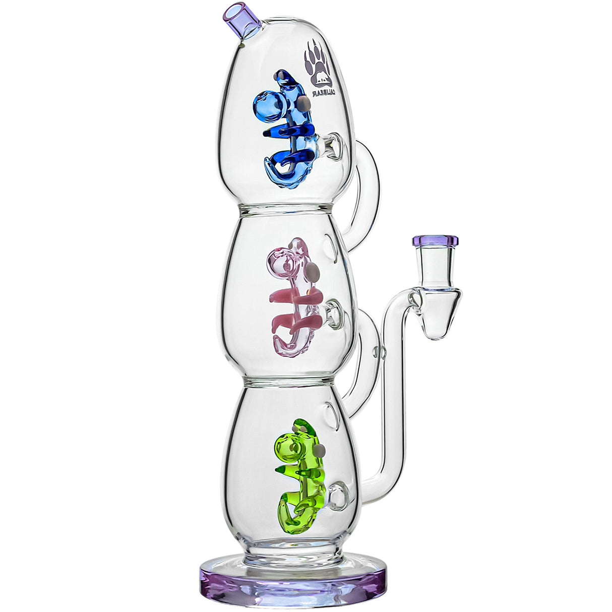 Calibear 11'' Triple Dino Tower Bong