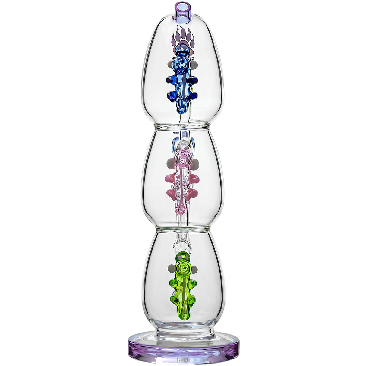 Calibear 11'' Triple Dino Tower Bong