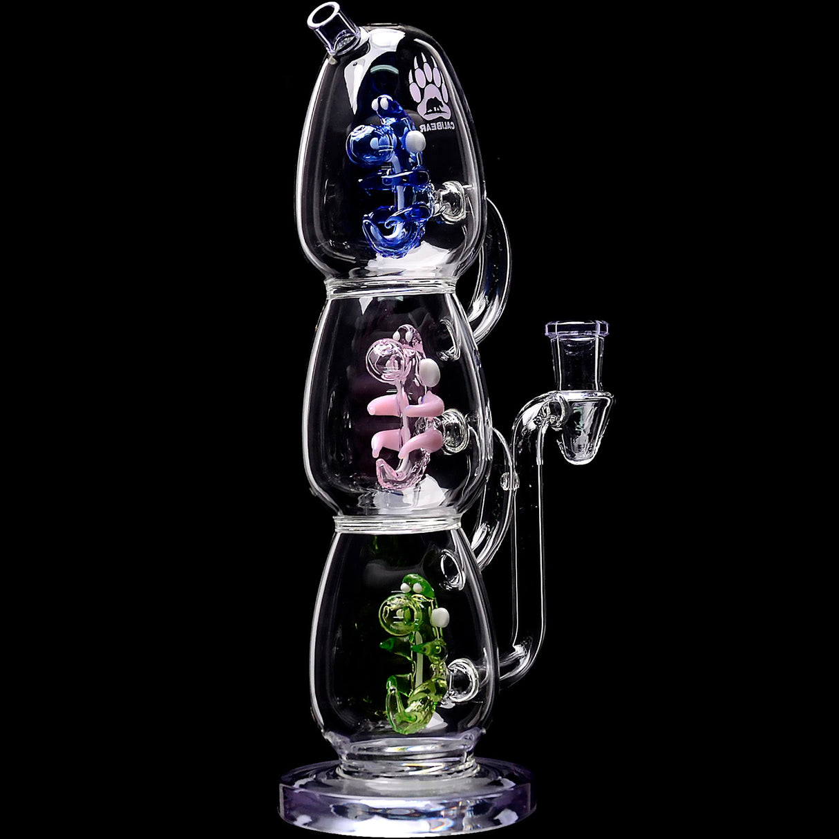 Calibear 11'' Triple Dino Tower Bong