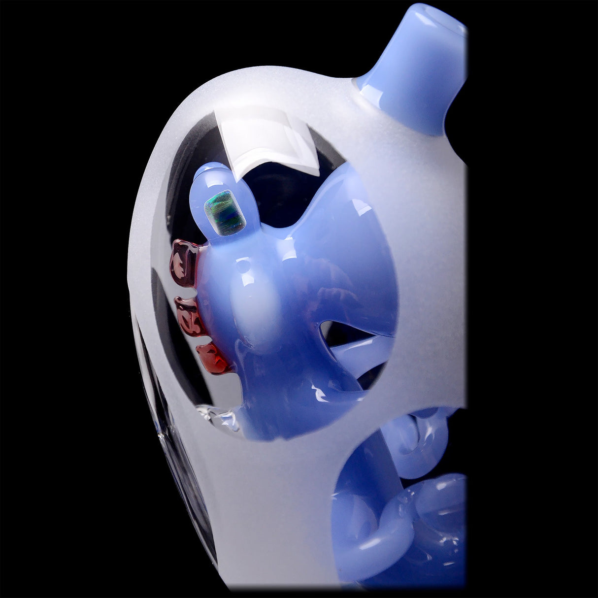 Glassic Frosted Dino Egg Puffco Peak Glass Attachment