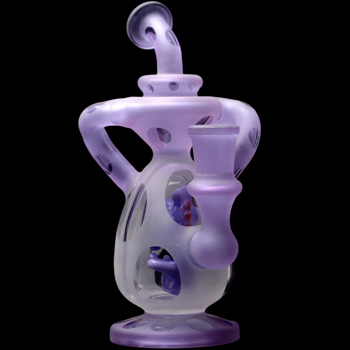 Glassic 7.8'' Heady Dino Recycler Egg Dab Rig