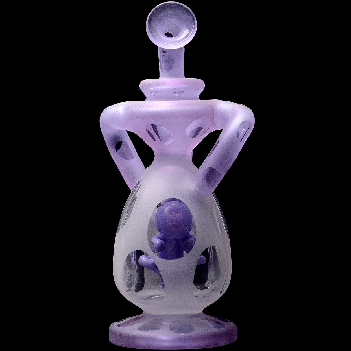 Glassic 7.8'' Heady Dino Recycler Egg Dab Rig