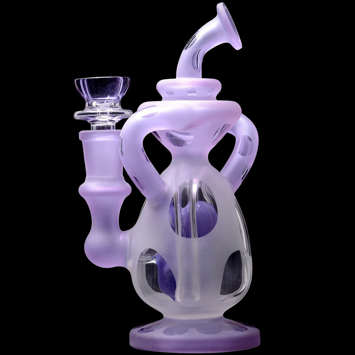 Glassic 7.8'' Heady Dino Recycler Egg Dab Rig