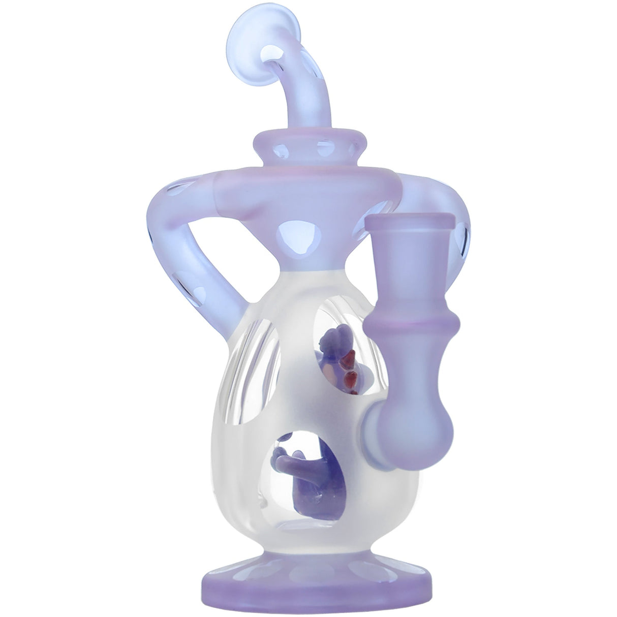 Glassic 7.8'' Heady Dino Recycler Egg Dab Rig