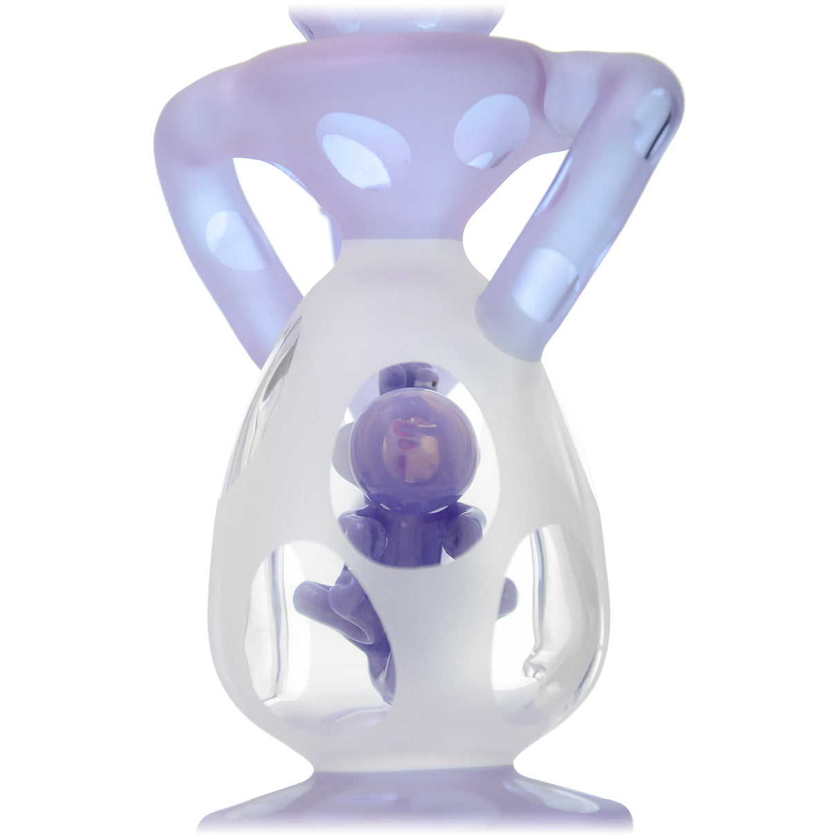 Glassic 7.8'' Heady Dino Recycler Egg Dab Rig