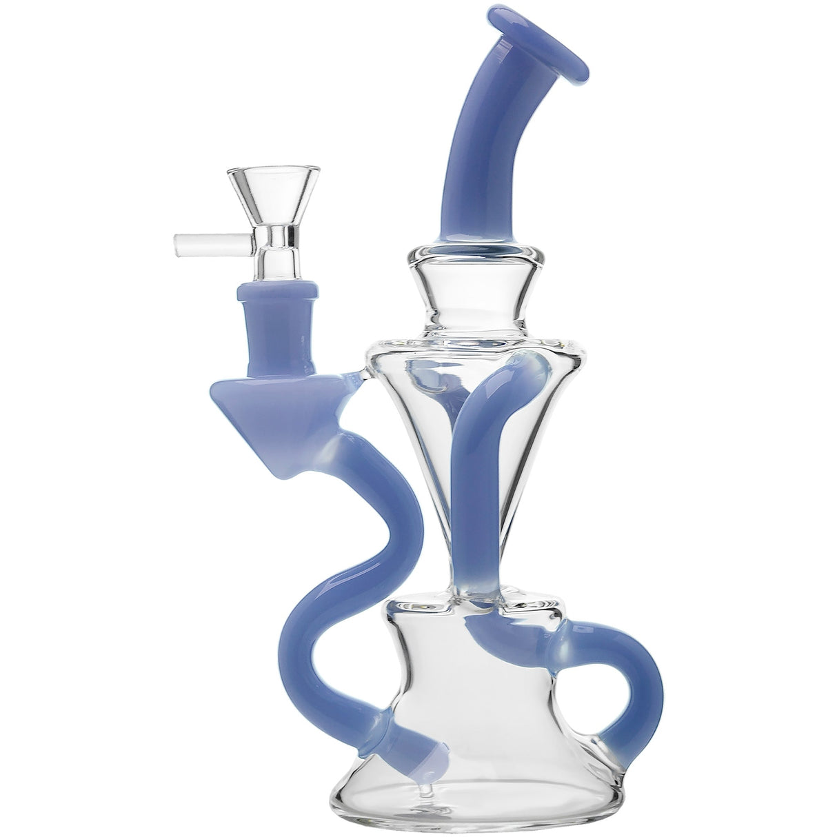 Borotech 8'' Tubular Recycler Dab Rig