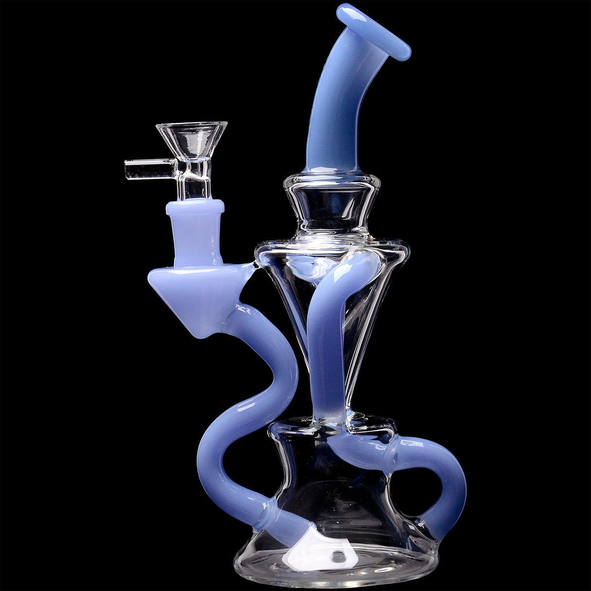 Borotech 8'' Tubular Recycler Dab Rig