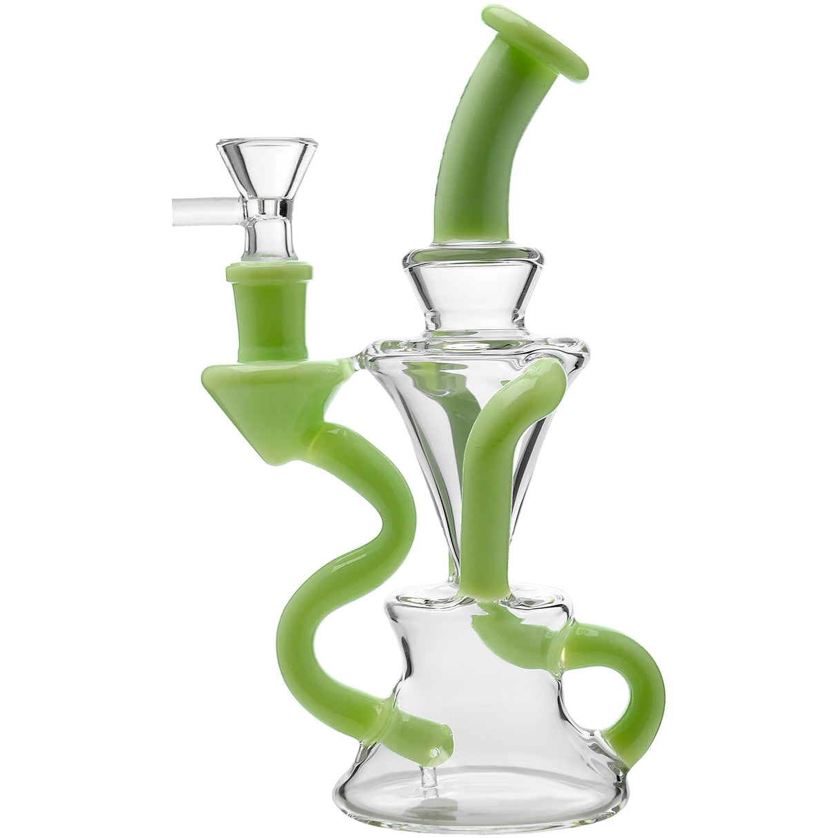Borotech 8'' Tubular Recycler Dab Rig