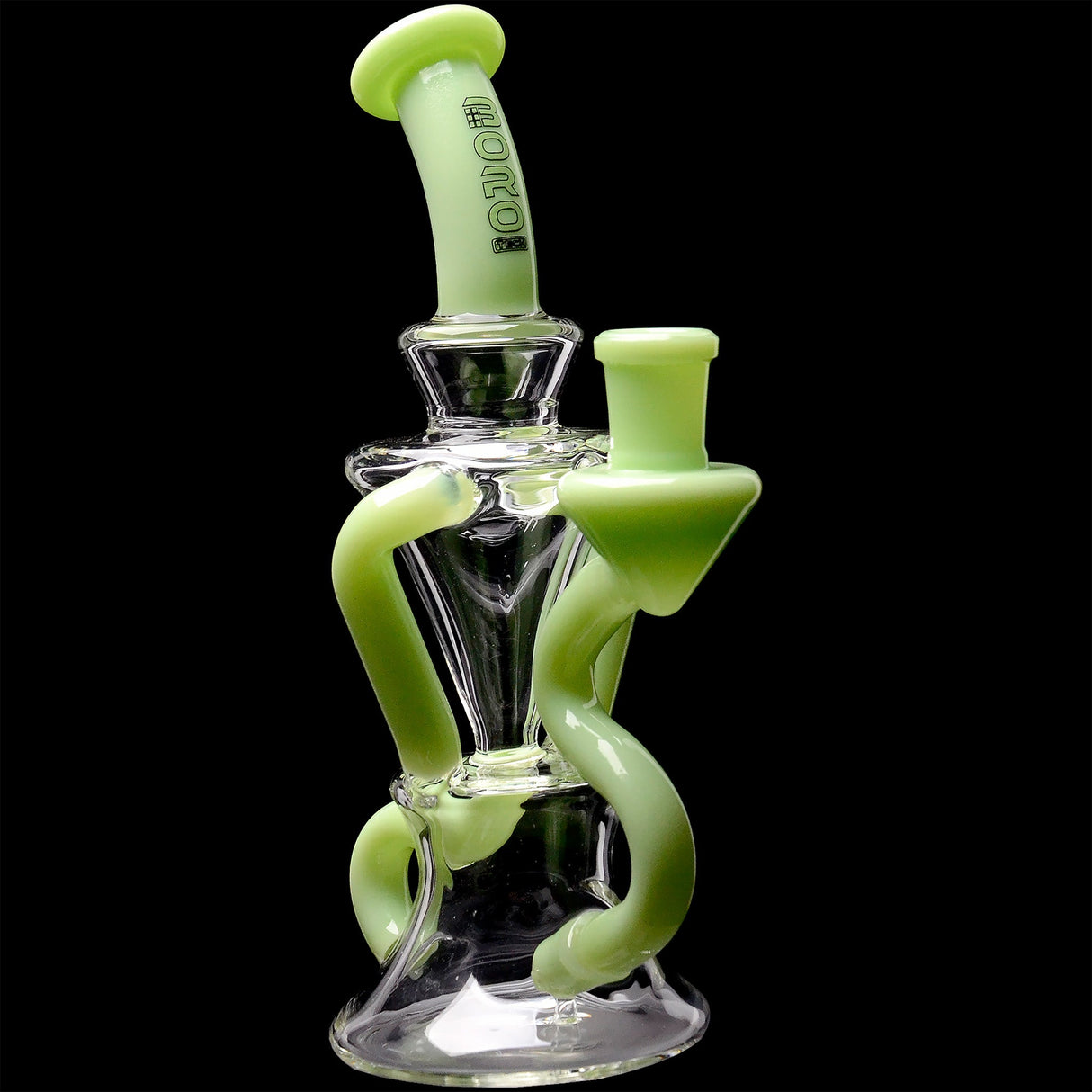 Borotech 8'' Tubular Recycler Dab Rig