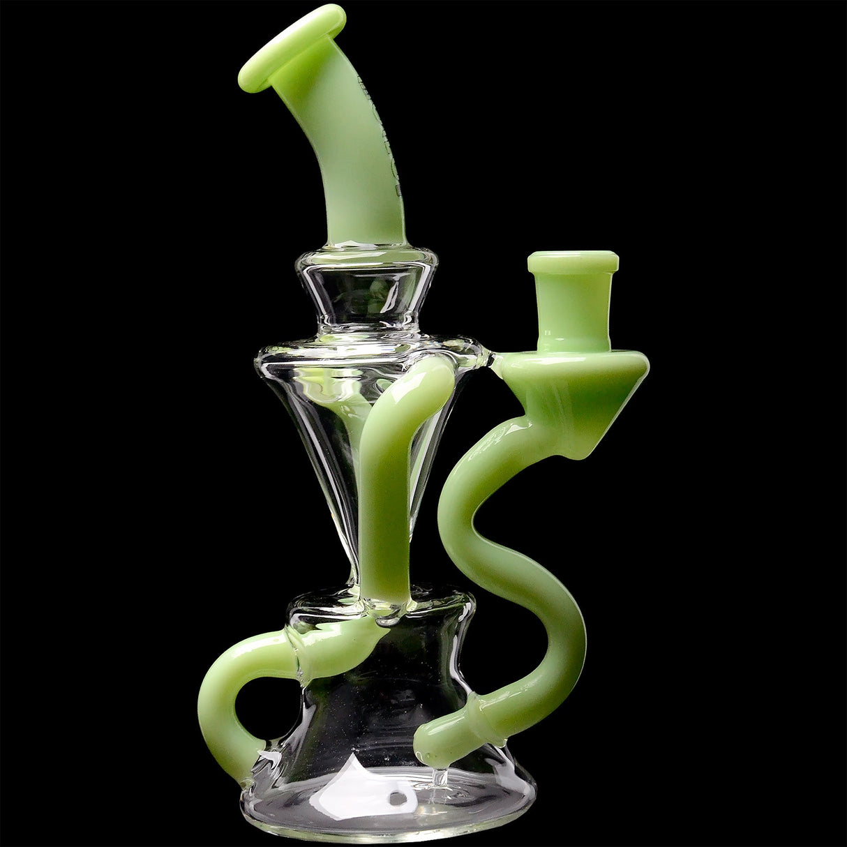 Borotech 8'' Tubular Recycler Dab Rig