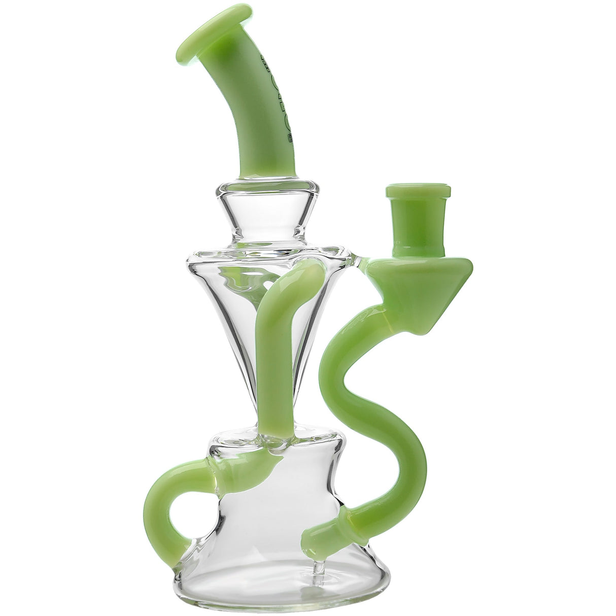 Borotech 8'' Tubular Recycler Dab Rig