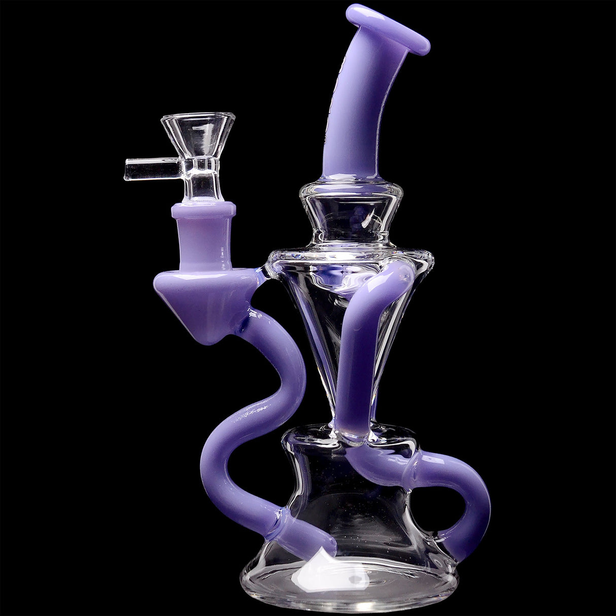 Borotech 8'' Tubular Recycler Dab Rig