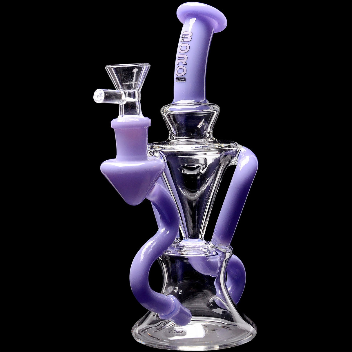 Borotech 8'' Tubular Recycler Dab Rig