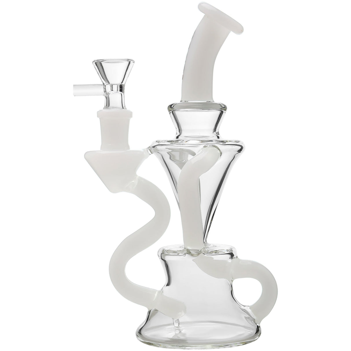 Borotech 8'' Tubular Recycler Dab Rig