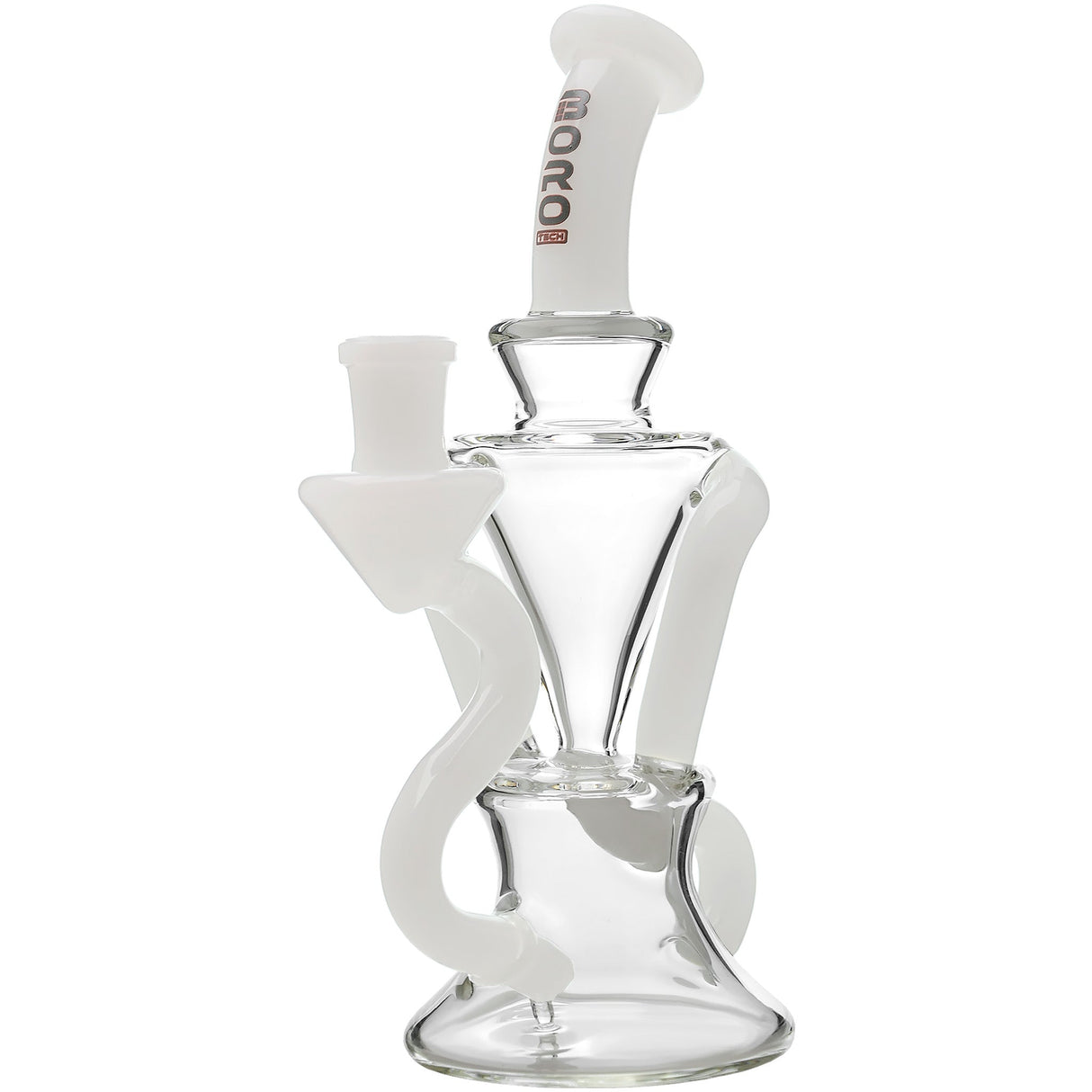 Borotech 8'' Tubular Recycler Dab Rig