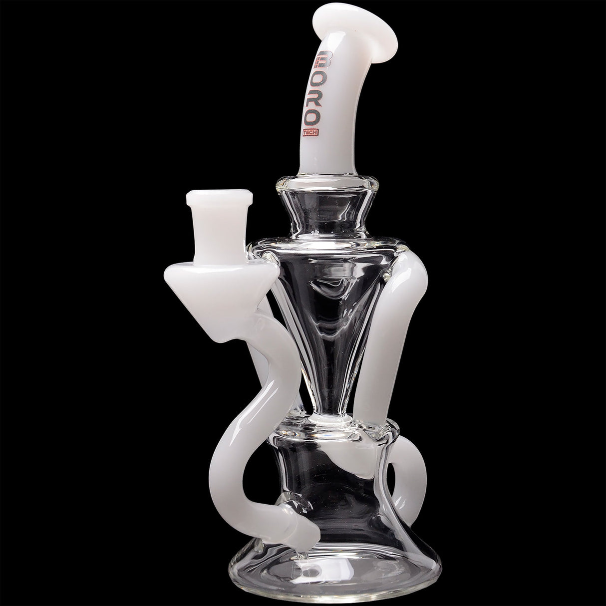 Borotech 8'' Tubular Recycler Dab Rig