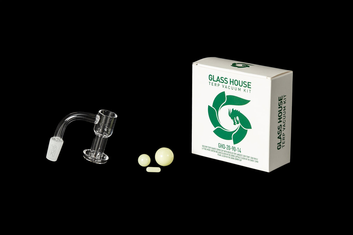 Glasshouse 20mm Terp Vacuum Banger Kit - Glow-in-the-Dark