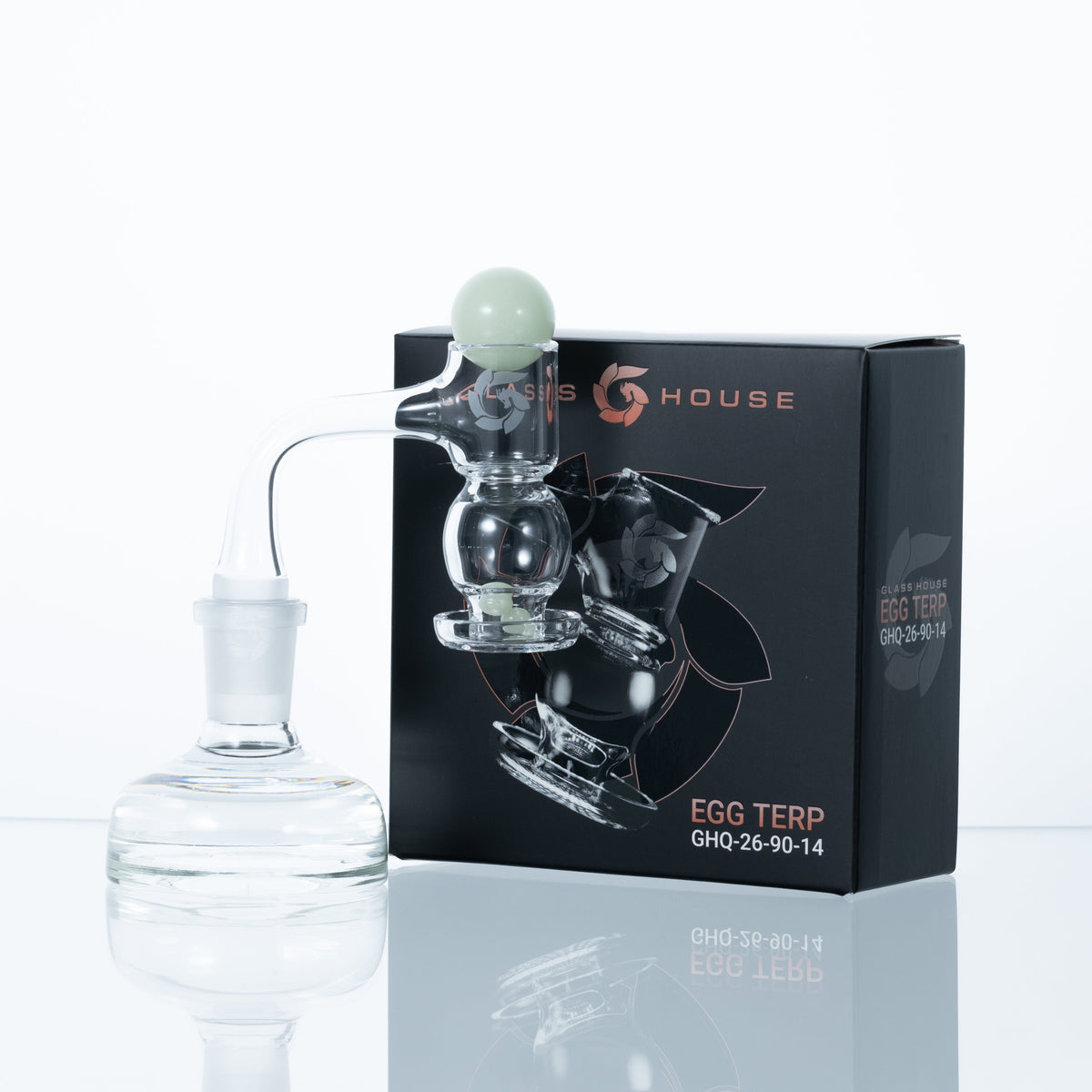 Glasshouse Egg Terp Banger Kit packaging box, front view