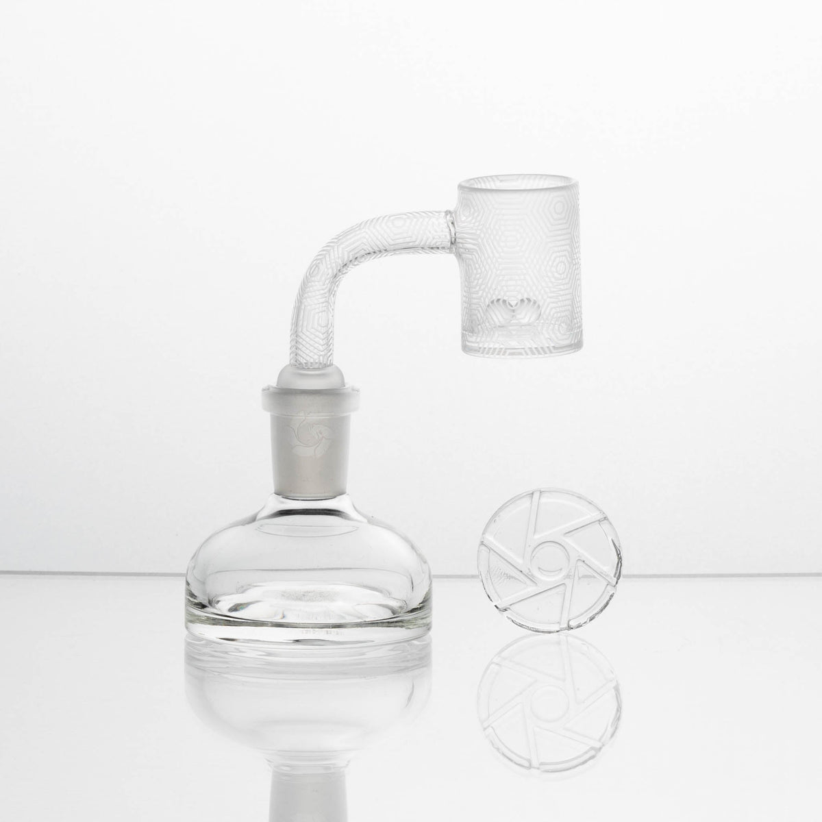 Glasshouse Trippy Edition Quartz Banger Kit, Hexagon style