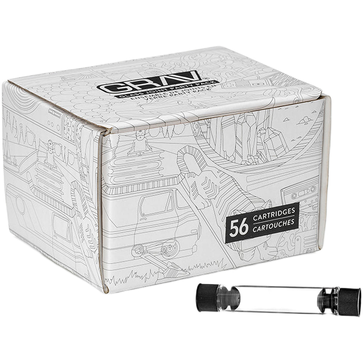 GRAV Fill-your-own Glass Joints 56 Party Pack