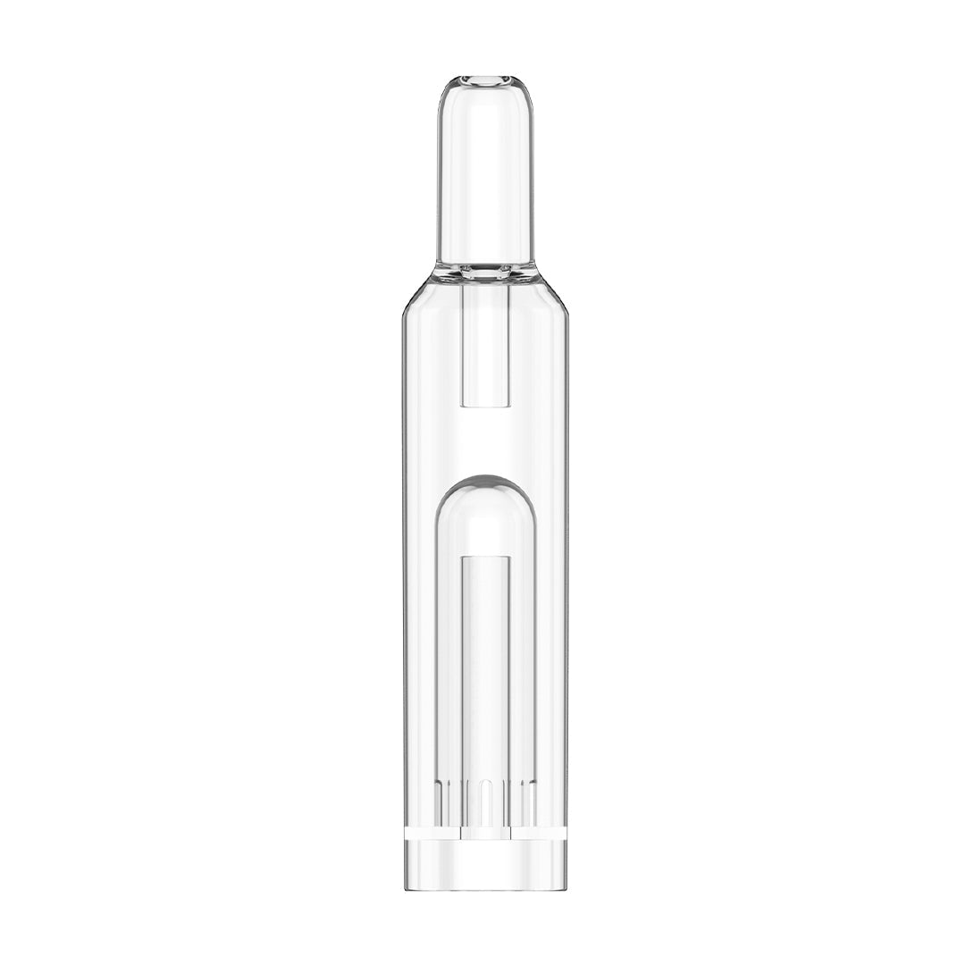 Yocan Dyno Bubbler in Borosilicate, front view on white background, durable with sleek design
