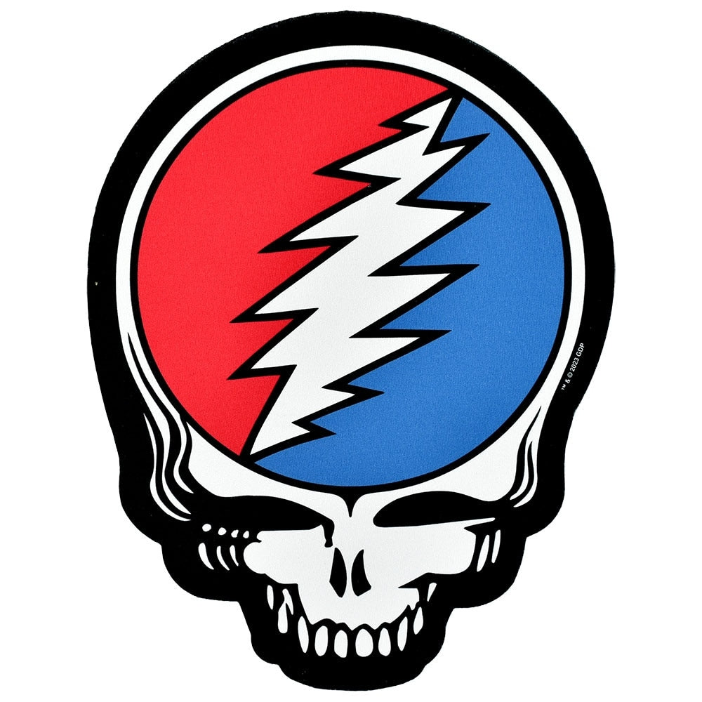 Grateful Dead x Pulsar Die Cut Fabric Top Dab Mat | Steal Your Face | 7.5"x10"