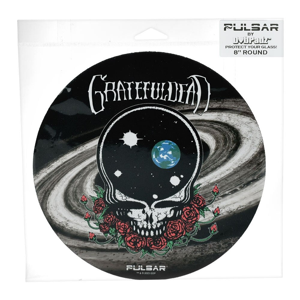 Grateful Dead x Pulsar Fabric Top Dab Mat | Space Your Face | 8"