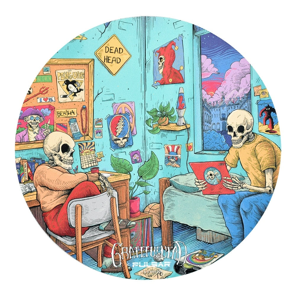 Grateful Dead x Pulsar Fabric Top Dab Mat | Roomies | 8"