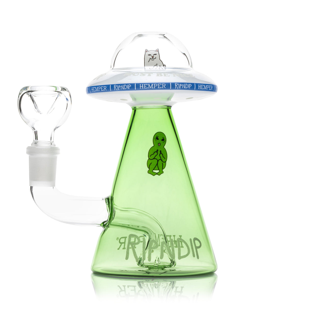 RIPNDIP x Hemper Nermal Glow In The Dark UFO Mini Beaker