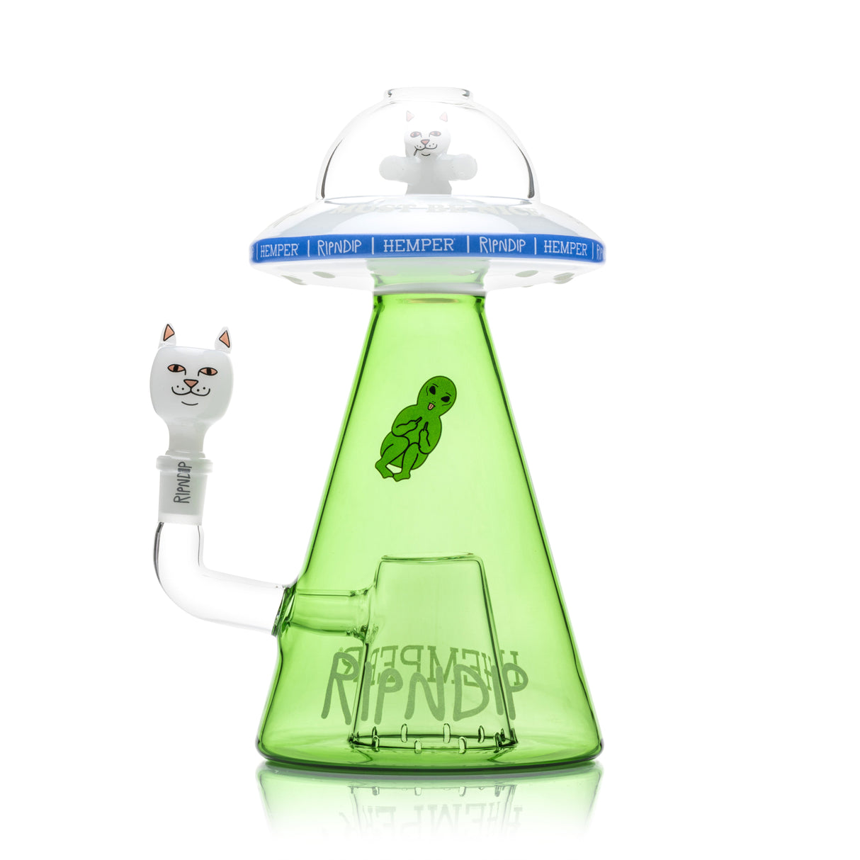 RIPNDIP x Hemper Nermal Glow In The Dark UFO XL Beaker