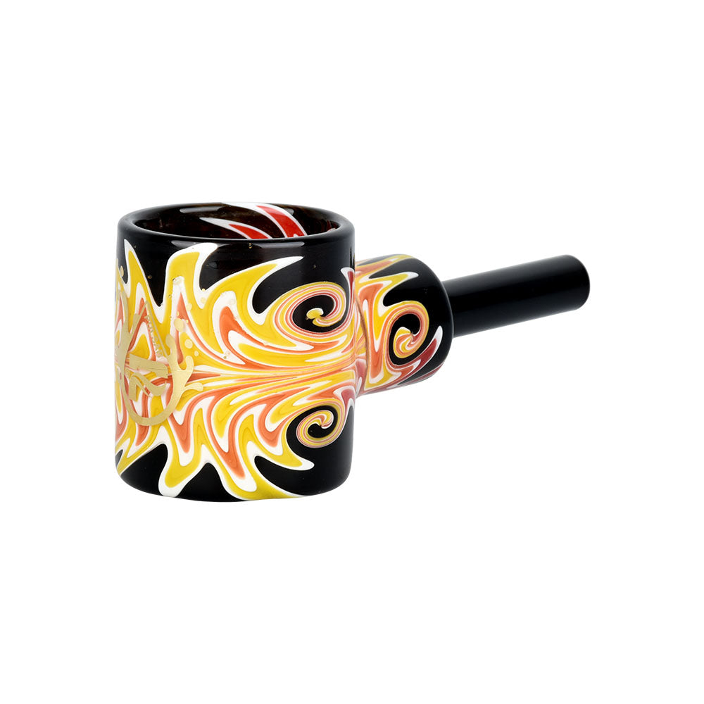 Pulsar Fire Phoenix Hand Pipe Attachment for Puffco Proxy, Borosilicate Glass, Side View