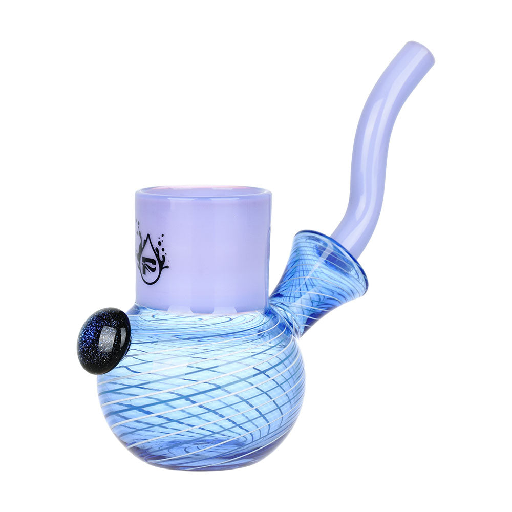 Pulsar Chalice Bubbler for Puffco Proxy in Blue, 5.5" Borosilicate Glass, Side View