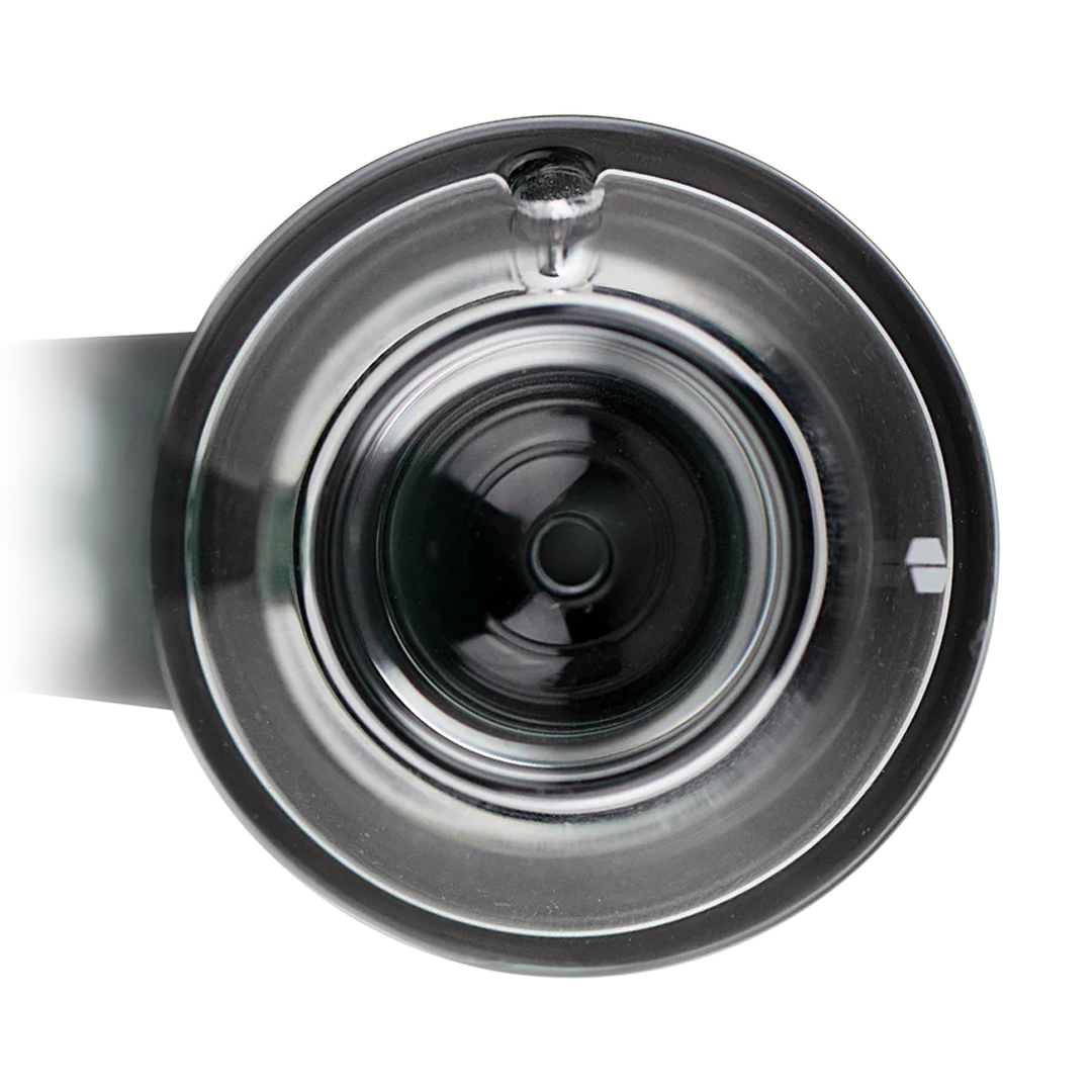 Puffco Proxy Borosilicate Glass Flower Bowl top view, designed for dry herb vaping