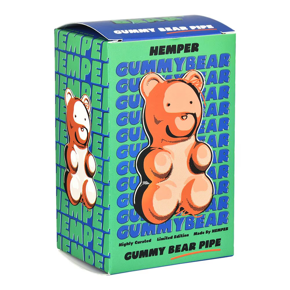 Hemper Gummy Bear Glass Hand Pipe | 3.5"