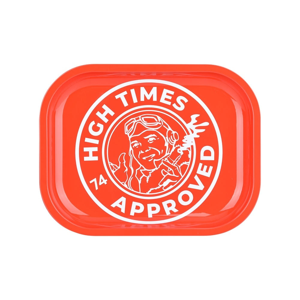 High Times® x Pulsar Mini Metal Rolling Tray | High Times Approved | 7"x5.5"