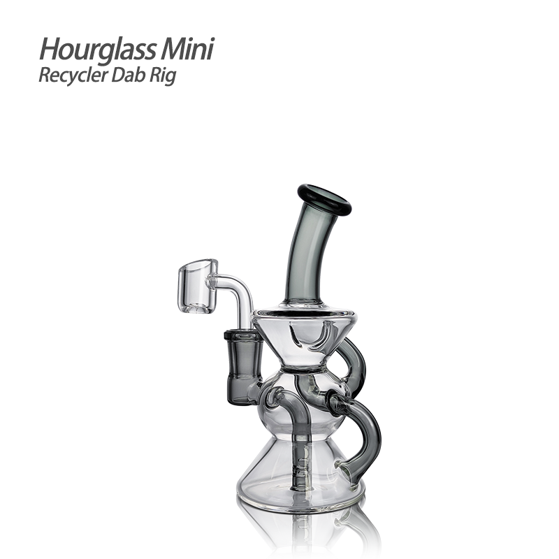 Waxmaid 5.31β³ Hourglass Mini Recycler Dab Rig